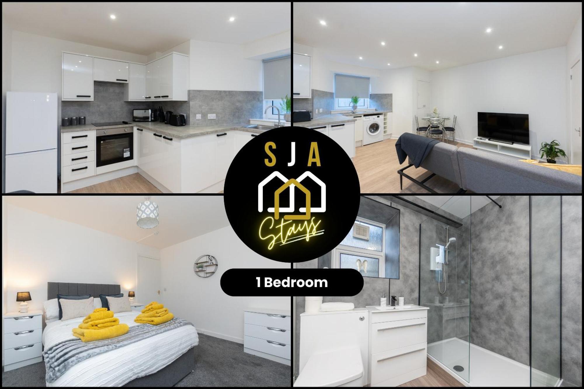 Central City Stay - Sja Stays - 1 Bed Apartment Aberdeen Buitenkant foto